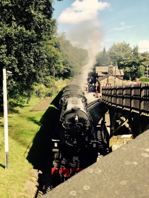 steam train to Haworth
