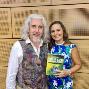 Geoff Leigh Chantelle at Your Life Your Planet book launch