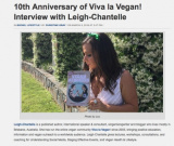 Vegan Magazine interview with Leigh Chantelle