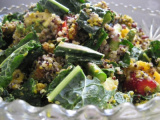 kale quinoa falafel salad