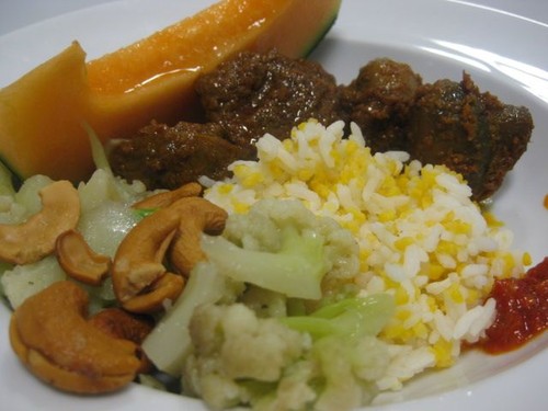 rendang_mushroom_and_veg_for_lunch_at_Campina_canteen
